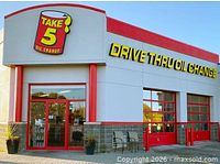 Exterior of Take 5 Oil Change Kanata location