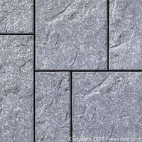 Close-up view of Granito 60 Notte pavers showing color and texture