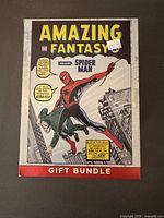 Front view of sealed Amazing Spider-Man Magic: The Gathering Gift Bundle box