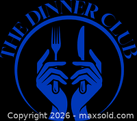 Blue The Dinner Club logo image representing membership certificate