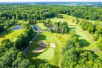 Aerial view of Loch March Golf & Country Club showcasing course landscape