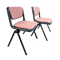 Front angled view of both Vertebra chairs