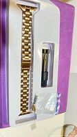 Watch band boxed with adjustment tool and pins
