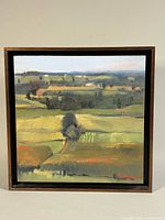 Full view of framed painting