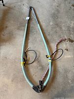 Full view of windsurfing boom showing overall shape and colour