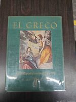 Front cover of El Greco art book showing title and dust jacket