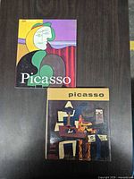 Front covers of both Picasso books