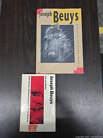 Front covers of both Joseph Beuys books