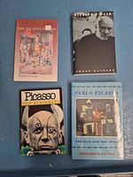 Front covers of all four Picasso books