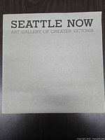 Front cover showing title Seattle Now and publisher name