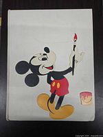 Front cover showing Mickey Mouse illustration