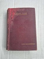 Front cover showing title, decoration and cloth texture