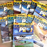 First set of Computer Pilot magazines showing assorted covers