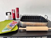 All items grouped on table