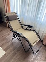 Full view of reclining chair upright