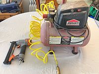 Compressor, hose and nailer overview