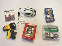 Overview of all six items laid out