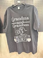 Front view of T-shirt showing entire graphic