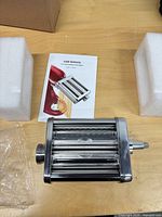 Attachment with foam blocks and manual