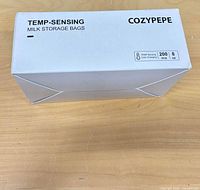 Top of sealed retail box showing product name, brand, capacity and quantity