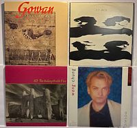 Front jackets of all four LPs