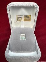 GM Canada sterling service pin in open presentation box