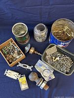 Overall view of entire mixed hardware lot