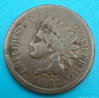 Obverse showing Indian Head and date 1883
