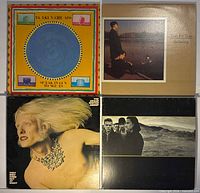 Group shot of four LP album covers