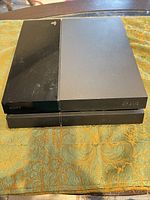 Top view of PS4 CUH-1001A console showing two-tone finish