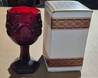 Goblet beside original box