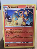 Front of Charizard McDonald’s promo card showing artwork, stats and set number