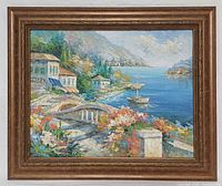 Framed painting full view