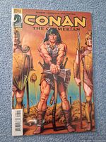 Front view of bagged Conan the Cimmerian #8 comic book