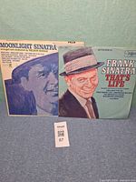 Front jackets of both LPs