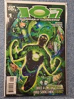 Front view of bagged comic showing full cover art and title