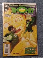 Front cover showing full comic in bag with barcode and title