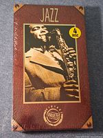 Front of sealed jazz 4-CD box set