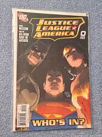 Front cover view of bagged and boarded comic