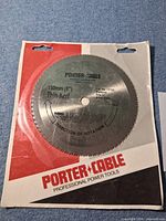 Front view of sealed Porter-Cable blade on card backing
