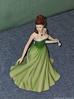 Front view of Royal Doulton Birthstones May Emerald figurine