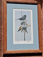 Full view of framed print showing frame, mat, and artwork