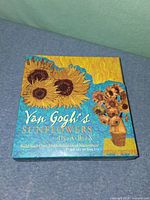 Front of boxed Van Gogh's Sunflowers In-A-Box craft kit