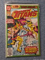 Front cover of bagged comic showing title, artwork, and issue details