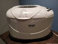 Side view of Black & Decker All-in-One bread maker