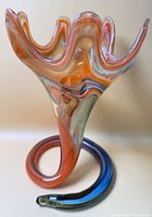Front view showing full vase form and colour gradient