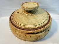 Lidded stoneware Bundt casserole full view