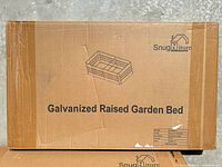 Factory-sealed SnugNiture galvanized raised garden bed box