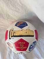 Front view showing Franklin gold logo and size marking