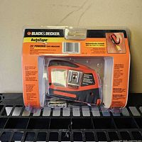 Front view of packaged Black & Decker AutoTape showing product and branding